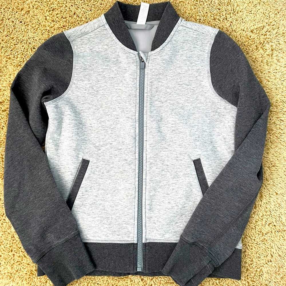 Athleta girls zip up sweatshirt